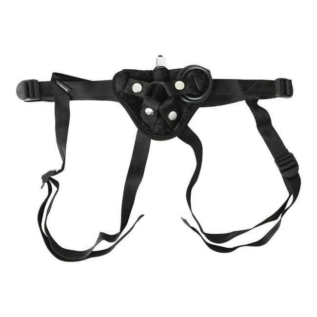 Black Harness W/mini Vibe - Experience the Black Harness with Mini Vibe