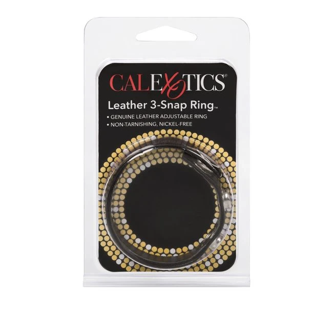 Black Leather Ring - Overview