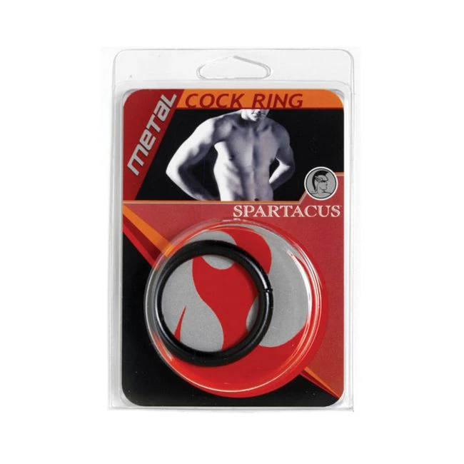 Black Steel Cock Ring 1.5 Inches - Overview
