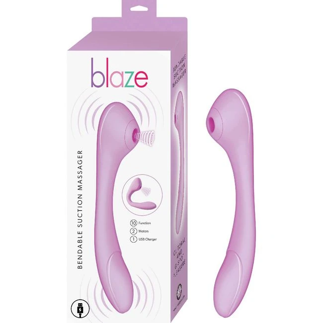 Blaze Bendable Suction Massager - Experience Exceptional Pleasure with the Blaze Bendable Suction Massager