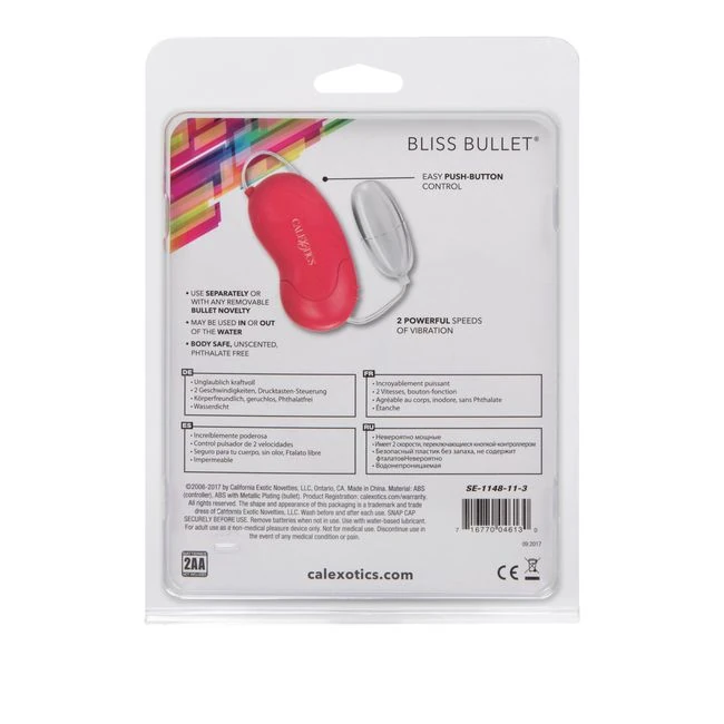 Bliss Bullet Red - Vibration Modes and Sensations