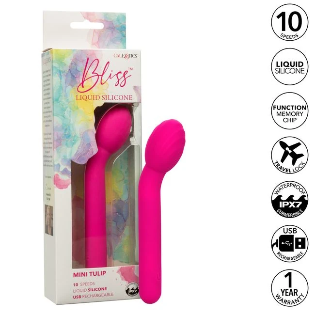 Bliss Liquid Silicone Mini Tulip - Specifications