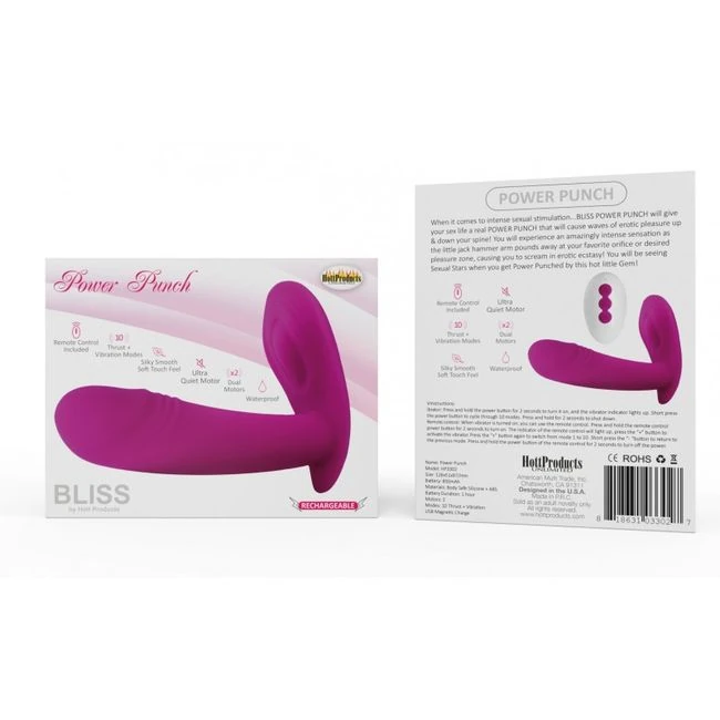 Bliss Power Punch Thrusting Vibe 10 Functions - How It Feels