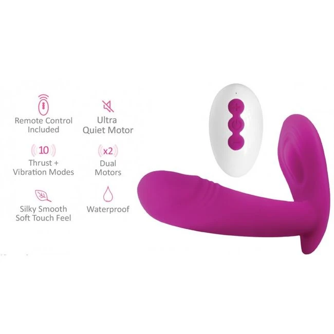 Bliss Power Punch Thrusting Vibe 10 Functions - Vibration Modes
