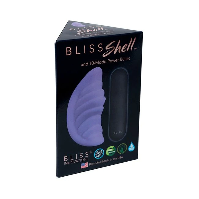 Bliss Shell with Rechargeable Bullet  Purple  10 Function  Waterproof - How It Feels