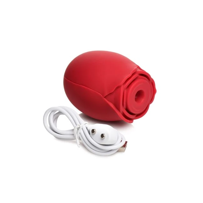 Bloomgasm Mystic Rose Sucking & Vibrating Silicone Rose - Suction & Air Stimulation