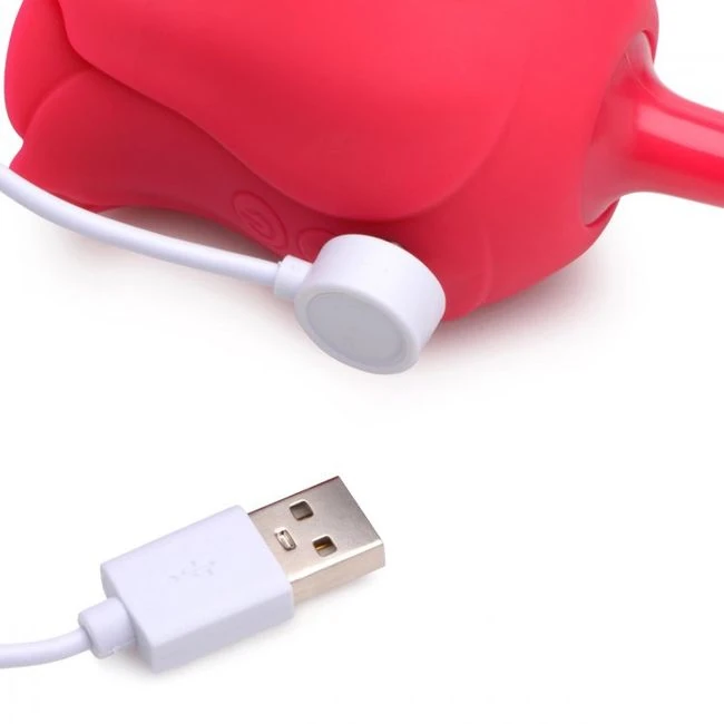 Bloomgasm the Rose Buzz Dual- Ended Air-stim Rose - Vibration and Air Stimulation Modes