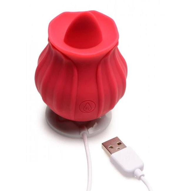 Bloomgasm Wild Violet 10x Licking Stimulator Red - How It Feels