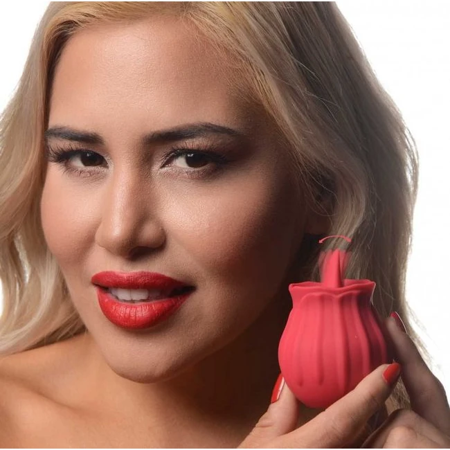 Bloomgasm Wild Violet 10x Licking Stimulator Red - Vibration Modes and Features