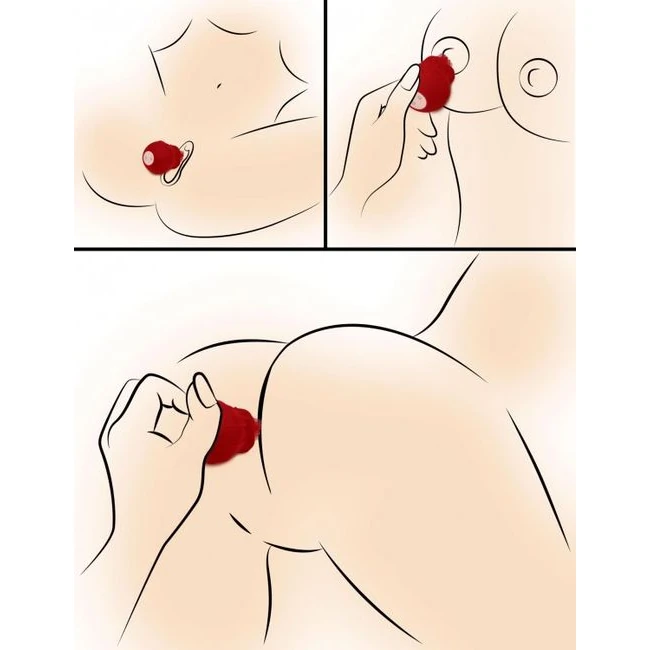 Bloomgasm Wild Violet 10x Licking Stimulator Red - Power & Performance
