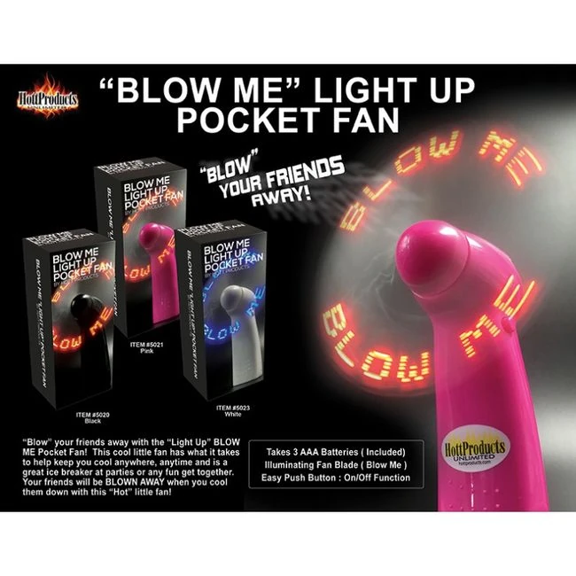 Blow Me Fan Black - by HOTT Products