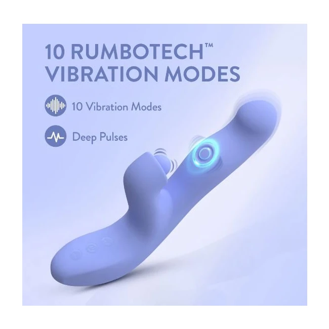 Blush Simone Tapping Rabbit Blue - Vibration Modes and Tapping Functions