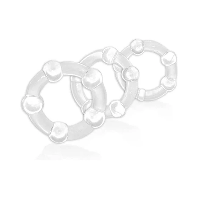 Blush Stay Hard Cock Rings (3) - Overview
