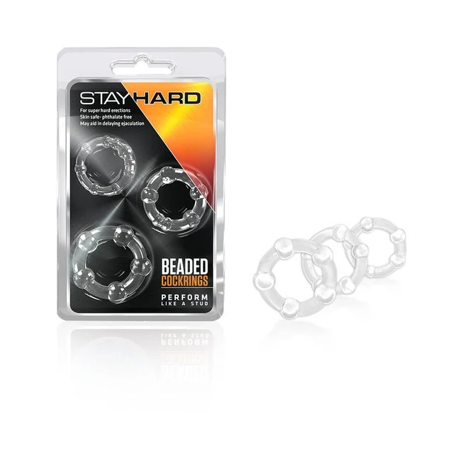 Blush Stay Hard Cock Rings (3) - Key Details
