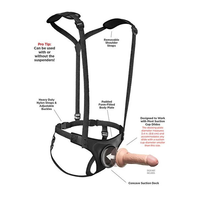 Body Dock Strap-on Suspenders - Ease of Use & Compatibility