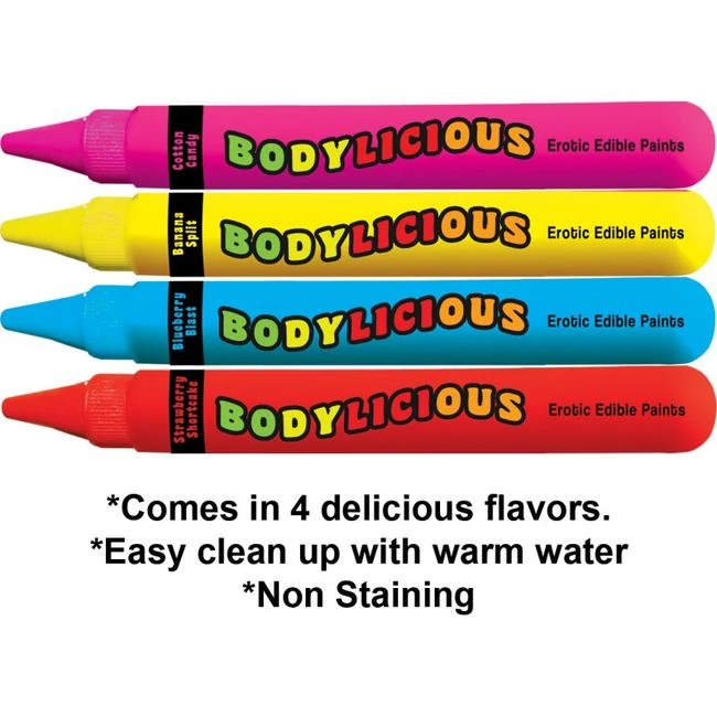 Bodylicious Edible Body Pens 4pk - Overview
