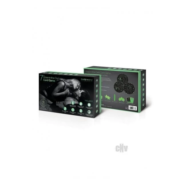 Bodywand 7 Piece Glow in the Dark Card Game - Vibration Modes