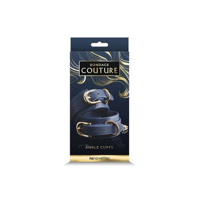 Bondage Couture Ankle Cuffs Blue - Build & Quality