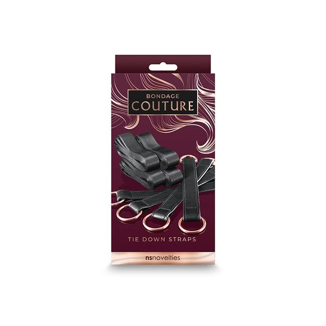Bondage Couture Tie Down Straps Black W/ Rose Gold - Build & Quality