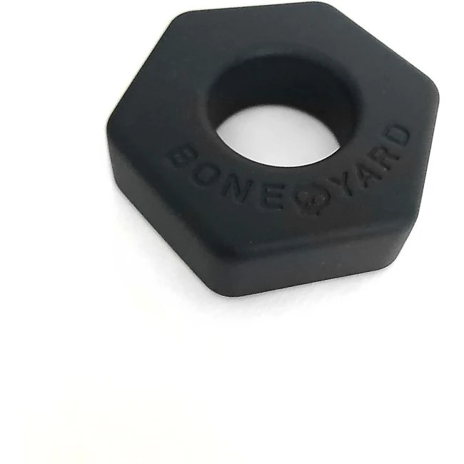 Boneyard Bust a Nut Cock Ring Black - What Stands Out