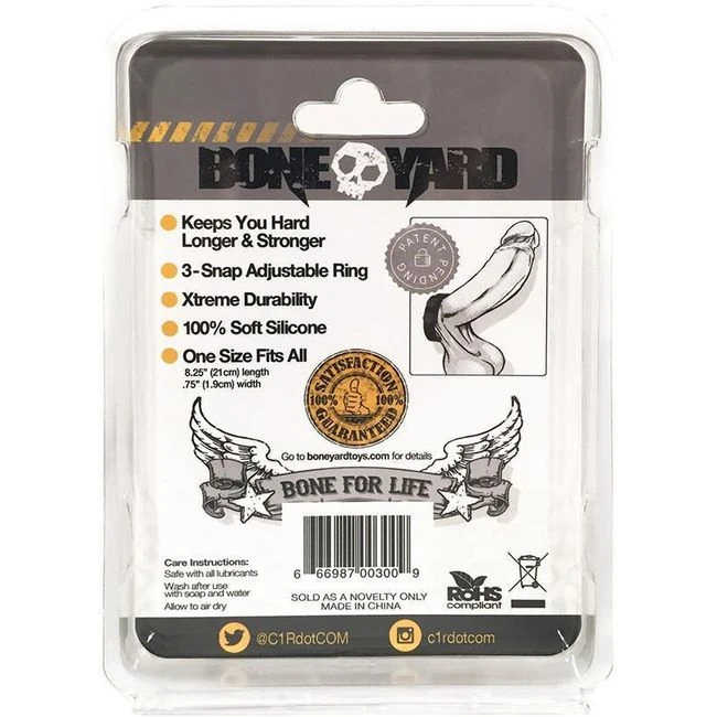 Boneyard Cock Strap Black - What Sets It Apart