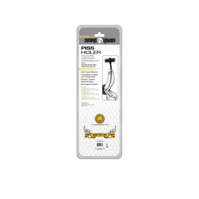 Boneyard Piss Holer W/ Interchangeable Vibrating Bullet - Design & Materials