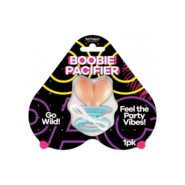 Boobie Pacifier - Latex Boobies Shaped Into a Pacifier