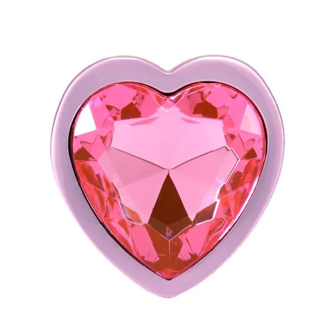 Booty Bling Heart Diamond Jew/ Metal Plug - Shape & Comfort