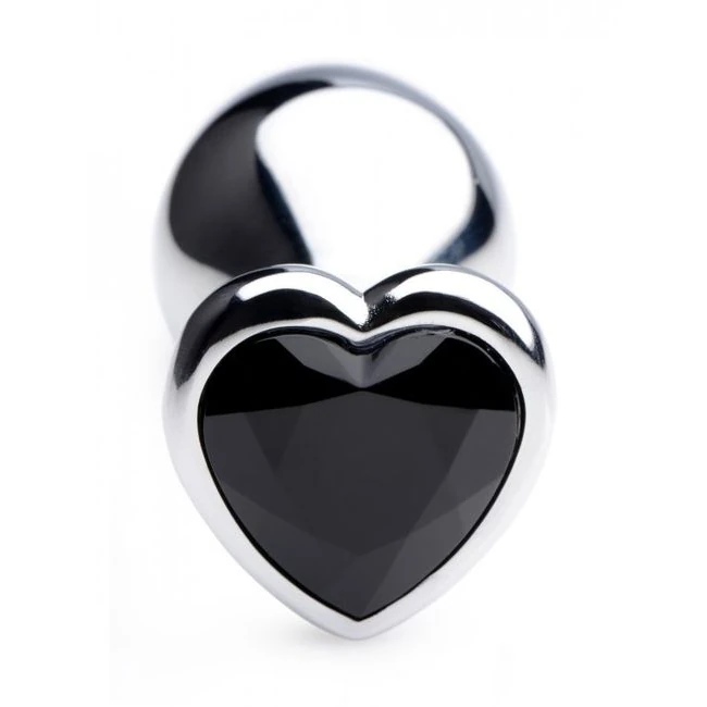 Booty Sparks Black Heart Gem Anal Plug - Graduated Sizing & Variations