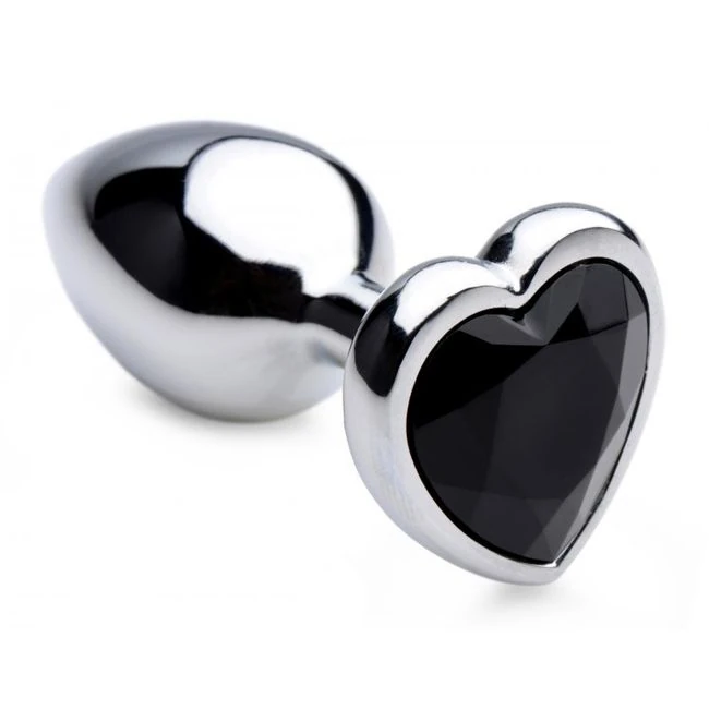 Booty Sparks Black Heart Gem Anal Plug - Shape & Comfort