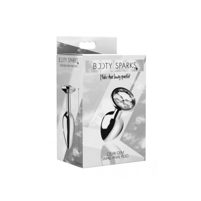 Booty Sparks Clear Gem Anal Plug - Material & Safety
