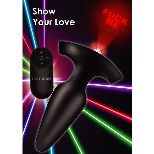 Booty Sparks Laser Fuck Me Small Anal Plug W/ Remote - Power & Performance