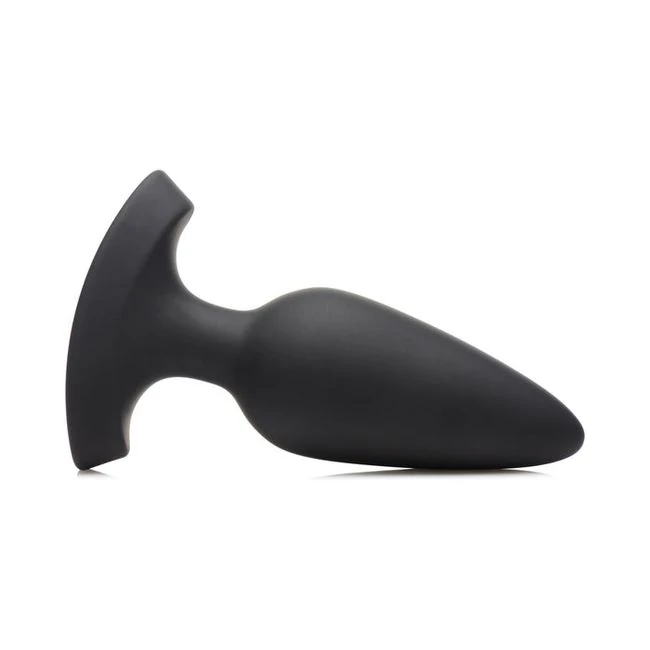 Booty Sparks Laser Heart Plug Lg - Vibration & Visual Effects