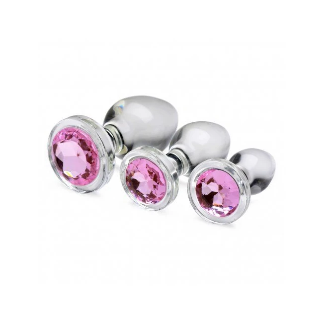 Booty Sparks Pink Gem Anal Plug - Graduated Sizing & Variations