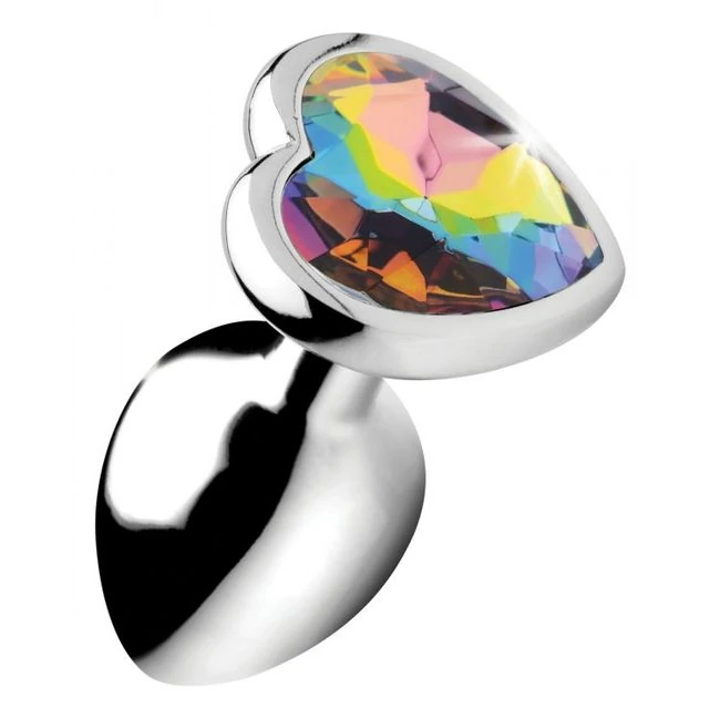 Booty Sparks Prism Heart Anal Plug - Shape & Comfort