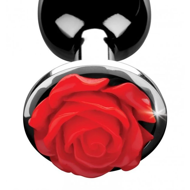 Booty Sparks Red Rose Anal Plug - Design Details