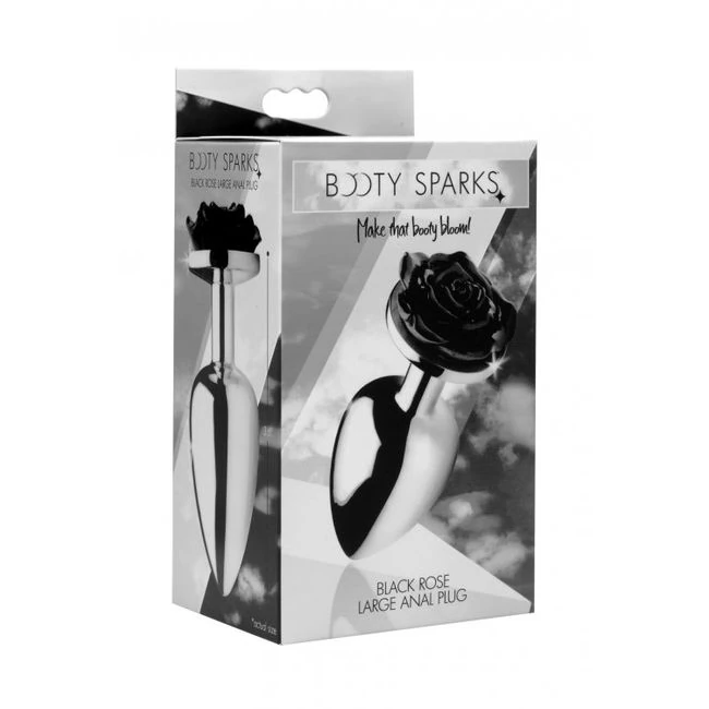 Booty Sparks Rose Butt Plug - Sizing & Color Options