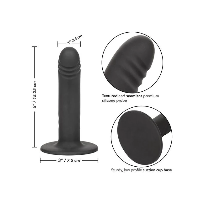 Boundless 6 in Ridged Probe Black - Design & Material