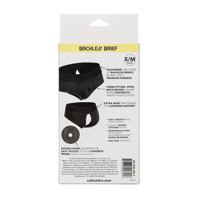 Boundless Backless Brief Harness - Material Feel and Stretch
