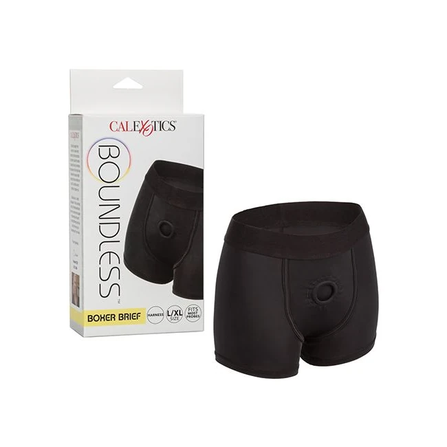 Boundless Boxer Brief Harness - Boxer Brief Silhouette with a Stretch O-Ring