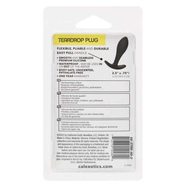Boundless Teardrop Plug - Material &amp; Build