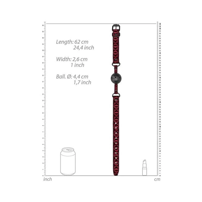 Breathable Luxury Ball Gag - Hardware & Fasteners