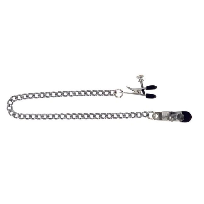 Broad Tip Clamp W/ Link Chain - Adj. - Adjustable Tension on a Link Chain