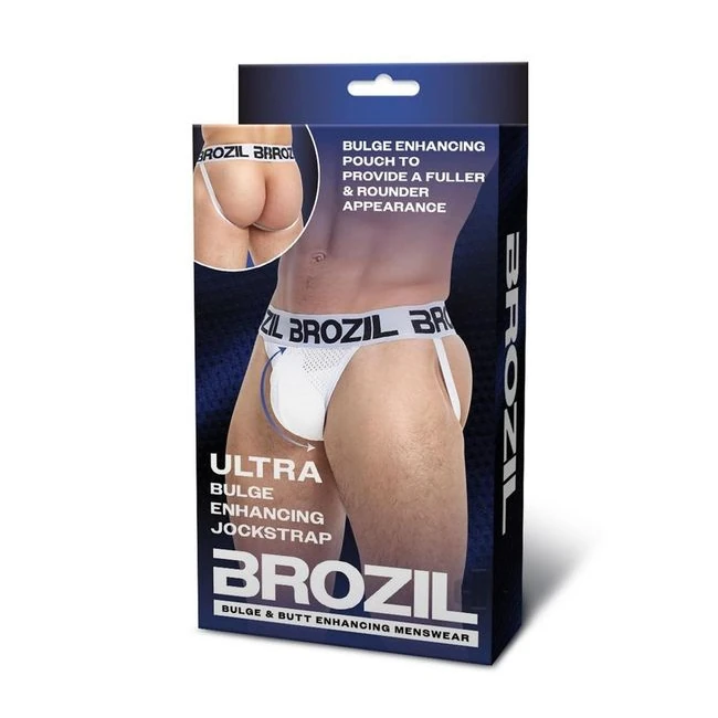Brozil Mesh Jocks Wht - Overview
