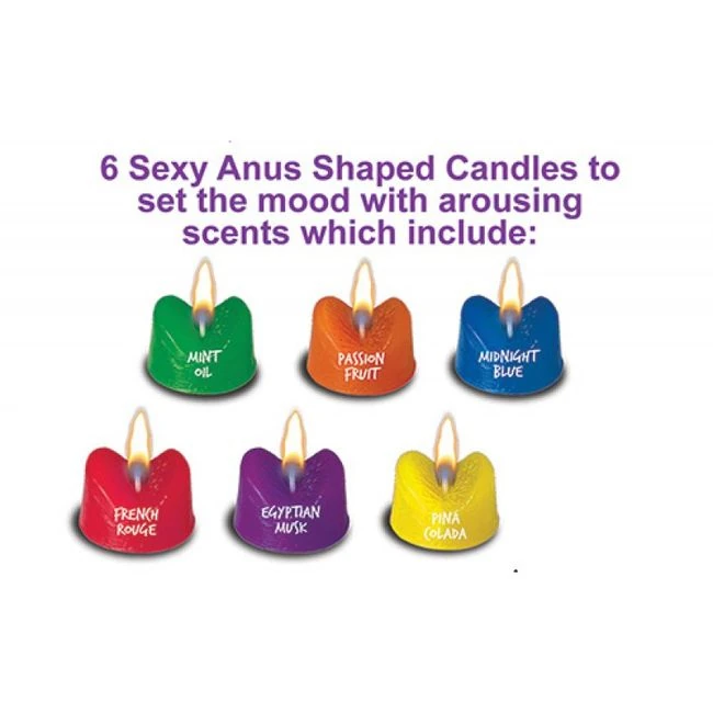 Burning Love Anus Candles Asst Colors & Scents - Build & Quality