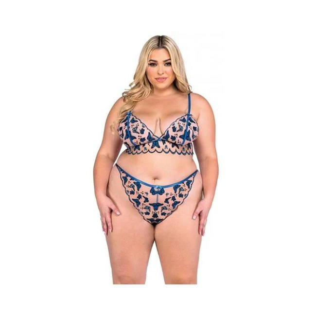 Butterfly Beauty Embroidered Bralette & Panty - Fit & Sizing
