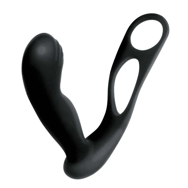 Butts Up Prostate Massager W/ Scrotum & Cock Ring Black - How It Feels