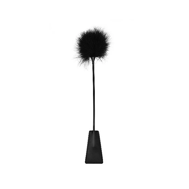 B&w Feather Tickler - Two Versions at the Same Length