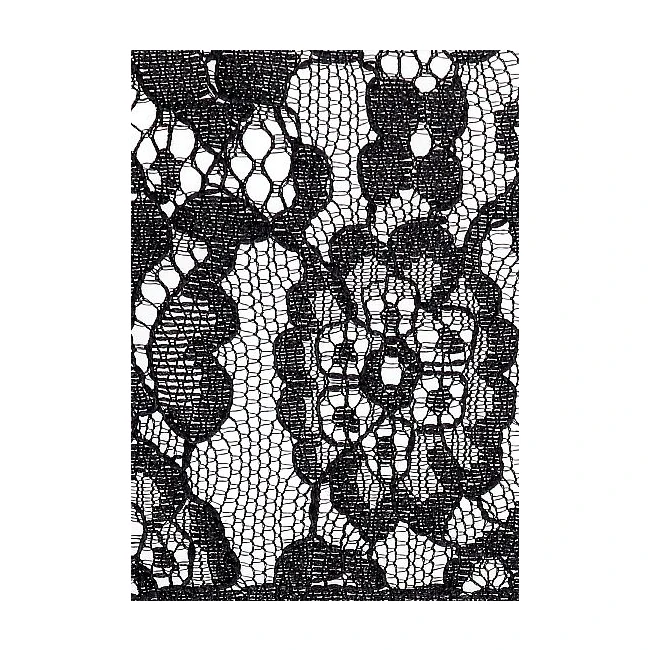 B&w Lace Mask with Elastic Strap - Product Specifications