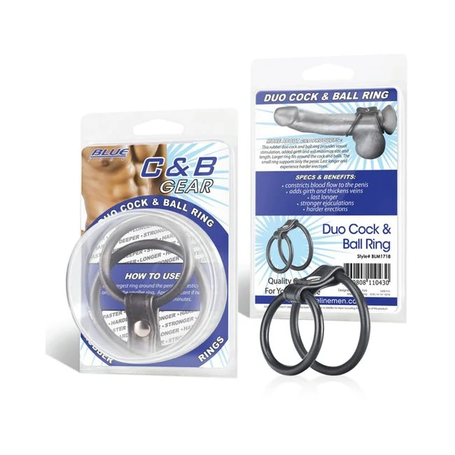 C & B Gear Duo Cock and Ball Ring Black - What Is the C & B Gear Duo Cock and Ball Ring Black?